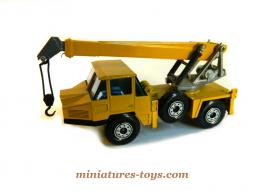 Le camion grue Richier RC 60 jaune en miniature de Solido au 1/50e