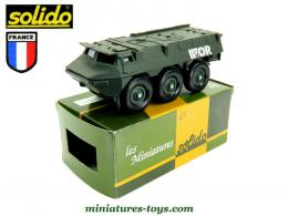 Le VAB Renault 6x6 français vert IFOR en miniature de Solido au 1/50e