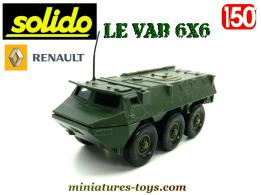 Le VAB Renault 6x6 français vert en miniature de Solido au 1/50e 