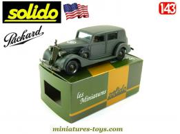 La voiture Packard HQ militaire en miniature de Solido au 1/43e 