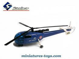 L'hélicoptère français Alouette III Gendarmerie en miniature de Solido au 1/55e