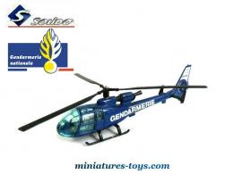 L'hélicoptère Gazelle SA 341 gendarmerie en miniature de Solido au 1/50e