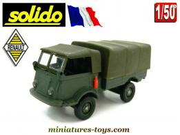 Le camion militaire Renault 4x4 VLRA R2087 en miniature Solido au 1/50e