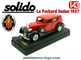 La Packard Sedan Eight 1937 en miniature Solido Âge d'or au 1/43e