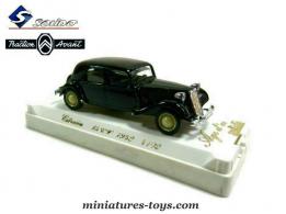 La Traction avant Citroën 15 cv noire 1952 en miniature de Solido au 1/43e