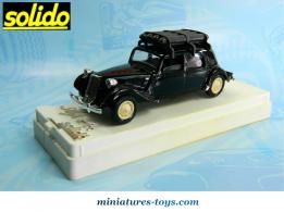 La Traction avant Citroën 15 cv gazogène en miniature de Solido au 1/43e