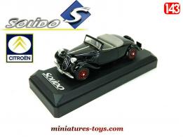 Le cabriolet Traction avant Citroën 11 cv miniature par Solido au 1/43e