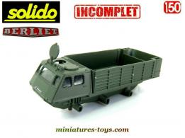 Le véhicule amphibie Berliet Aurochs Alvis miniature de Solido au 1/50e