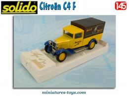 Le fourgon Citroën C4 F Michelin en miniature de Solido au 1/45e