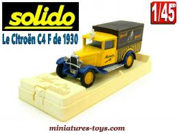 Le fourgon Citroën C4 F Michelin en miniature de Solido Âge d'or au 1/45e