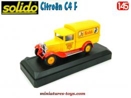 Le fourgon bâché Citroën C4 F Kodak en miniature par Solido au 1/45e