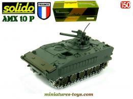 Un AMX 10P canon de 20 mm français en miniature par Solido au 1/50e