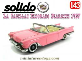 La Cadillac Eldorado Biarritz découverte rose en miniature Solido au 1/43e