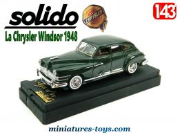 La Chrysler Windsor 1948 verte en miniature Solido au 1/43e
