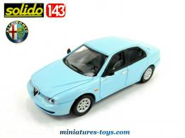 La berline Alfa Roméo 156 de 1998 en miniature par Solido au 1/43e