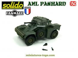 Décalcomanies SOLIDO militaire  PANHARD AML 60 gendarmerie N°47 