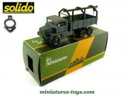 Le camion militaire Berliet GBC 8 Kt lot 7 en miniature de Solido au 1/50e