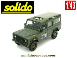 La Land Rover 110 militaire IFOR en voiture miniature Solido au 1/43e