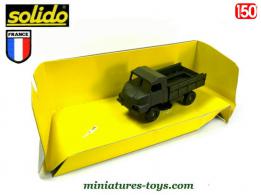 Le camion Simca Unic 4x4 Marmon militaire miniature de Solido au 1/50e