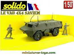 Le VAB 4x4 Saviem en miniature militaire Solido au 1/50e
