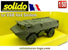 Le VAB 4x4 Saviem en miniature militaire par Solido au 1/50e