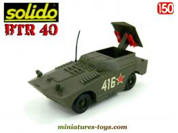 Le BTR 40 russe lance missiles miniature par Solido au 1/50e