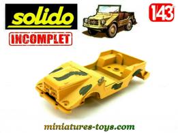 Le VLTT Jeep auto Union DKW Munga miniature de Solido au 1/43e incomplet