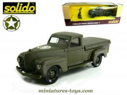 Le Dodge pick up V8 1936 militaire en miniature de Solido au 1/43e