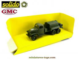 Le GMC CCKW 353 6x6 cabine tôlée compresseur en miniature de Solido au 1/50e