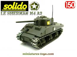 Le char américain Sherman M4 A3 miniature de Solido au 1/50e