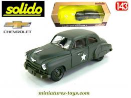 La voiture Chevrolet militaire HQ en miniature par Solido au 1/43e