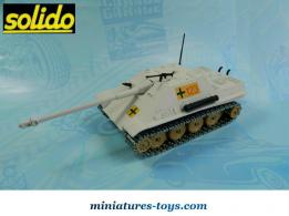Le char allemand Jagdpanther Ausf G blanc en miniature de Solido au 1/50e