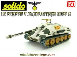 Le char Jagdpanther Ausf G blanc camo en miniature de Solido au 1/50e