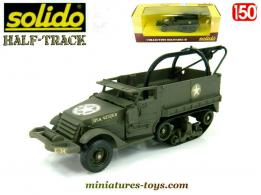Un Half-track US M3 Lot 7 depannage en miniature par Solido au 1/50e