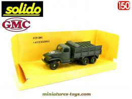 Le GMC CCKW 353 6x6 militaire transport de jerricans par Solido au 1/50e