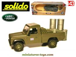 La Land Rover 110 pick-up militaire en miniature de Solido au 1/43e