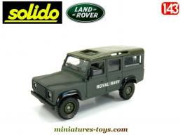 La Land Rover Defender Royal Navy militaire en miniature de Solido au 1/43e