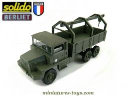 Le camion Berliet GBC 8 Kt lot 7 militaire en miniature de Solido au 1/50e