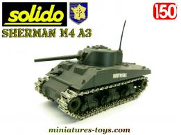 Le char Sherman M4 A3 Montmirail en miniature par Solido au 1/50e