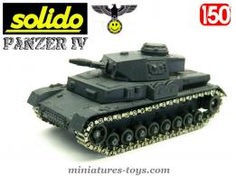 Le char Panzer IV F1 gris canon court en miniature par Solido au 1/50e