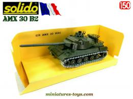 Le char français AMX 30 B2 Brennus en miniature par Solido au 1/50e