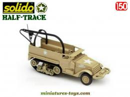 Un Half-track US M3 Lot 7 sable en miniature par Solido au 1/50e