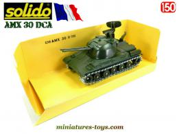 L'AMX 30 bitube anti-aérien de l'armée française par Solido au 1/50e