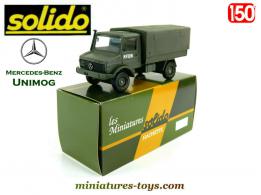 Le Mercedes Unimog U1300L militaire en miniature de Solido au 1/50e