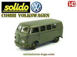 Le Combi Volkswagen type 2 militaire en miniature Solido au 1/43e