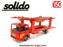 Le Renault Saviem SM 300 porte voitures en miniature Solido au 1/50e