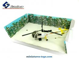 L'hélicoptère Alouette III Air secours international en miniature Solido au 1/50e