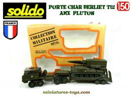 Le coffret Berliet T12 porte char et le Pluton AMX miniatures de Solido au 1/50e