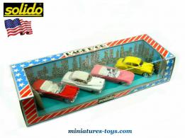 Le coffret belles américaines en miniatures de Solido Age d'or au 1/43e