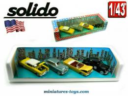 Le coffret belles américaines en miniatures de Solido Age d'or au 1/43e